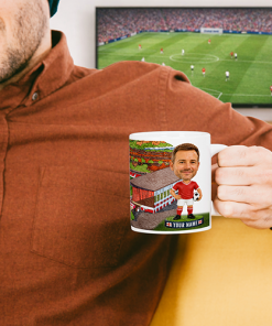 Swindon Town Make Me A Bobble Head Stadium Mug Cup Personalised Mug - Image 2