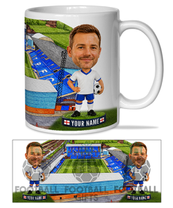 Tranmere Rovers Make Me A Bobble Head Stadium Mug Cup Personalised Mug