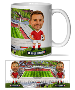 Wrexham Make Me A Bobble Head Stadium Mug Cup Personalised Mug