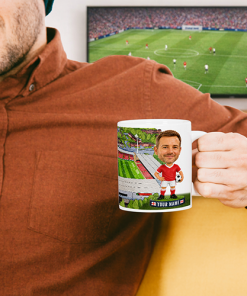 Wrexham Make Me A Bobble Head Stadium Mug Cup Personalised Mug - Image 2