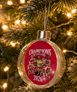 Arsenal Champions Of England 2026 Jumbo Christmas Bauble Tree Decoration - Image 2
