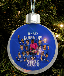 Cardiff City Promoted 2026 Jumbo Christmas Bauble Tree Decoration