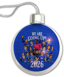Cardiff City Promoted 2026 Jumbo Christmas Bauble Tree Decoration - Image 3