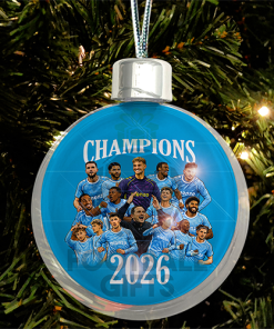 Coventry City Champions 2026 Jumbo Christmas Bauble Tree Decoration