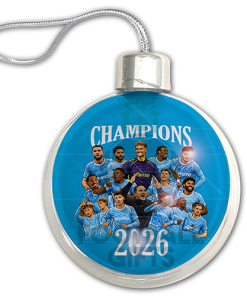 Coventry City Champions 2026 Jumbo Christmas Bauble Tree Decoration - Image 3