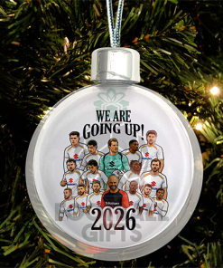MK Dons Promoted 2026 Jumbo Christmas Bauble Tree Decoration