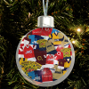 Arsenal Jumbo Christmas Bauble Retro Kit Mash Christmas Tree Decoration