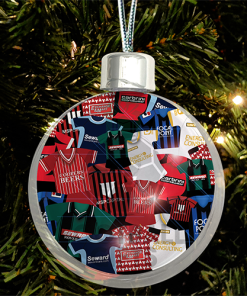 Bournemouth Jumbo Christmas Bauble Retro Kit Mash Christmas Tree Decoration