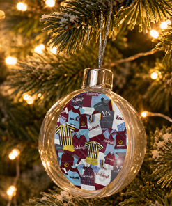 Burnley Jumbo Christmas Bauble Retro Kit Mash Christmas Tree Decoration - Image 2