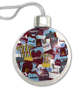 Burnley Jumbo Christmas Bauble Retro Kit Mash Christmas Tree Decoration - Image 3