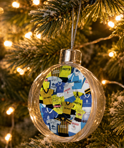 Burton Albion Jumbo Christmas Bauble Retro Kit Mash Christmas Tree Decoration - Image 2