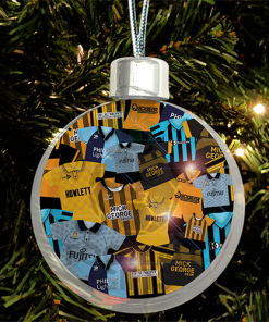 Cambridge United Jumbo Christmas Bauble Retro Kit Mash Christmas Tree Decoration