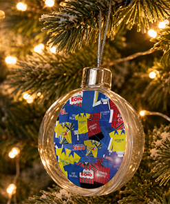 Cardiff City Jumbo Christmas Bauble Retro Kit Mash Christmas Tree Decoration - Image 2