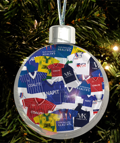 Chesterfield Jumbo Christmas Bauble Retro Kit Mash Christmas Tree Decoration
