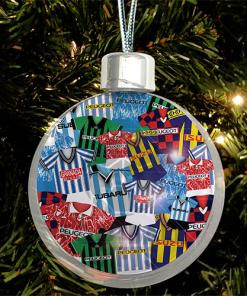 Coventry City Jumbo Christmas Bauble Retro Kit Mash Christmas Tree Decoration