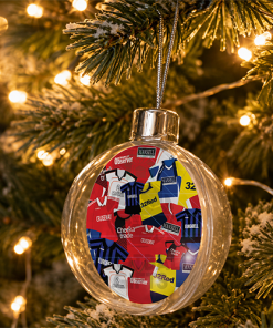 Crawley Town Jumbo Christmas Bauble Retro Kit Mash Christmas Tree Decoration - Image 2