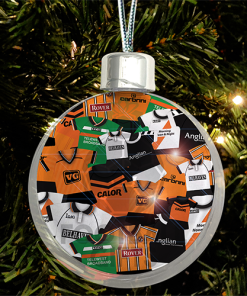 Dundee United Jumbo Christmas Bauble Retro Kit Mash Christmas Tree Decoration