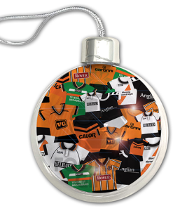 Dundee United Jumbo Christmas Bauble Retro Kit Mash Christmas Tree Decoration - Image 3
