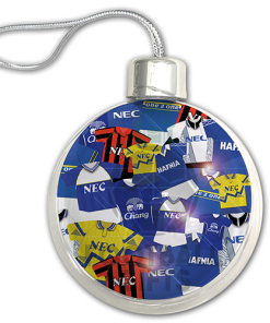 Everton Jumbo Christmas Bauble Retro Kit Mash Christmas Tree Decoration - Image 3