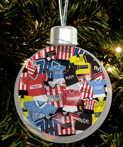 Exeter City Jumbo Christmas Bauble Retro Kit Mash Christmas Tree Decoration