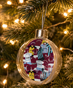 Hearts Jumbo Christmas Bauble Retro Kit Mash Christmas Tree Decoration - Image 2