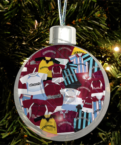 Hearts Jumbo Christmas Bauble Retro Kit Mash Christmas Tree Decoration