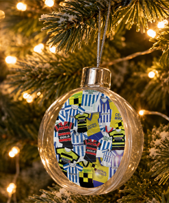 Huddersfield Jumbo Christmas Bauble Retro Kit Mash Christmas Tree Decoration - Image 2