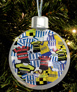 Huddersfield Jumbo Christmas Bauble Retro Kit Mash Christmas Tree Decoration