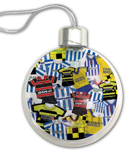 Huddersfield Jumbo Christmas Bauble Retro Kit Mash Christmas Tree Decoration - Image 3