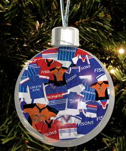 Ipswich Town Jumbo Christmas Bauble Retro Kit Mash Christmas Tree Decoration