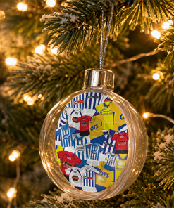 Kilmarnock Jumbo Christmas Bauble Retro Kit Mash Christmas Tree Decoration - Image 2