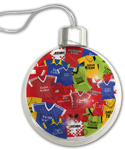 Leyton Orient Jumbo Christmas Bauble Retro Kit Mash Christmas Tree Decoration - Image 3