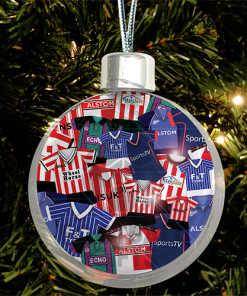 Lincoln City Jumbo Christmas Bauble Retro Kit Mash Christmas Tree Decoration