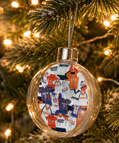 Luton Town Jumbo Christmas Bauble Retro Kit Mash Christmas Tree Decoration - Image 2