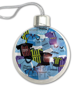 Man City Jumbo Christmas Bauble Retro Kit Mash Christmas Tree Decoration - Image 3