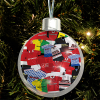 Man Utd Jumbo Christmas Bauble Retro Kit Mash Christmas Tree Decoration