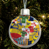 Mansfield Town Jumbo Christmas Bauble Retro Kit Mash Christmas Tree Decoration