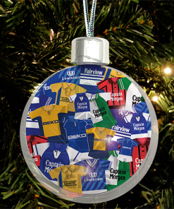 Millwall Jumbo Christmas Bauble Retro Kit Mash Christmas Tree Decoration