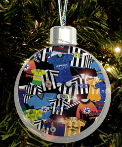Newcastle Jumbo Christmas Bauble Retro Kit Mash Christmas Tree Decoration