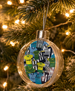 Notts County Jumbo Christmas Bauble Retro Kit Mash Christmas Tree Decoration - Image 2
