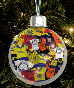 Oxford Utd Jumbo Christmas Bauble Retro Kit Mash Christmas Tree Decoration