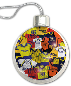Oxford Utd Jumbo Christmas Bauble Retro Kit Mash Christmas Tree Decoration - Image 3