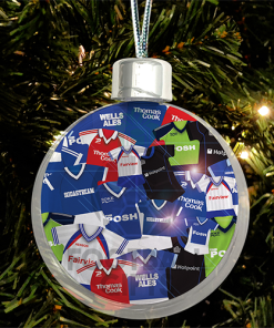 Peterborough Jumbo Christmas Bauble Retro Kit Mash Christmas Tree Decoration