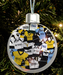 Port Vale Jumbo Christmas Bauble Retro Kit Mash Christmas Tree Decoration