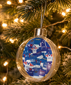 Rangers Jumbo Christmas Bauble Retro Kit Mash Christmas Tree Decoration - Image 2