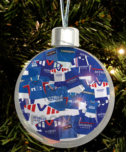 Rangers Jumbo Christmas Bauble Retro Kit Mash Christmas Tree Decoration