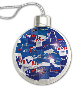 Rangers Jumbo Christmas Bauble Retro Kit Mash Christmas Tree Decoration - Image 3