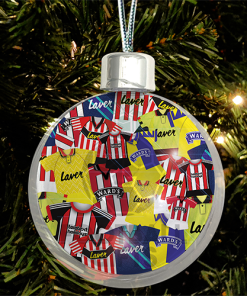 Sheffield United Jumbo Christmas Bauble Retro Kit Mash Christmas Tree Decoration