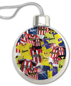 Sheffield United Jumbo Christmas Bauble Retro Kit Mash Christmas Tree Decoration - Image 3