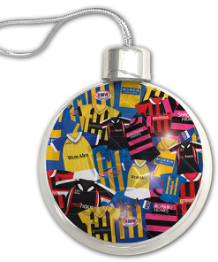 Shrewsbury Town Jumbo Christmas Bauble Retro Kit Mash Christmas Tree Decoration - Image 3